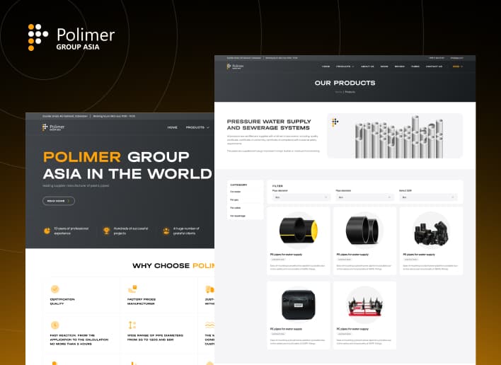 Polimer Group Asia — Сайт поставщика и производителя полимерных труб